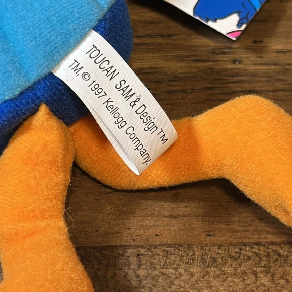 NWT Kellogg’s Cereal Kellanova Co. Toucan Sam Dig ‘Em Bean Bag Breakfast Bunch - Picture 8 of 8